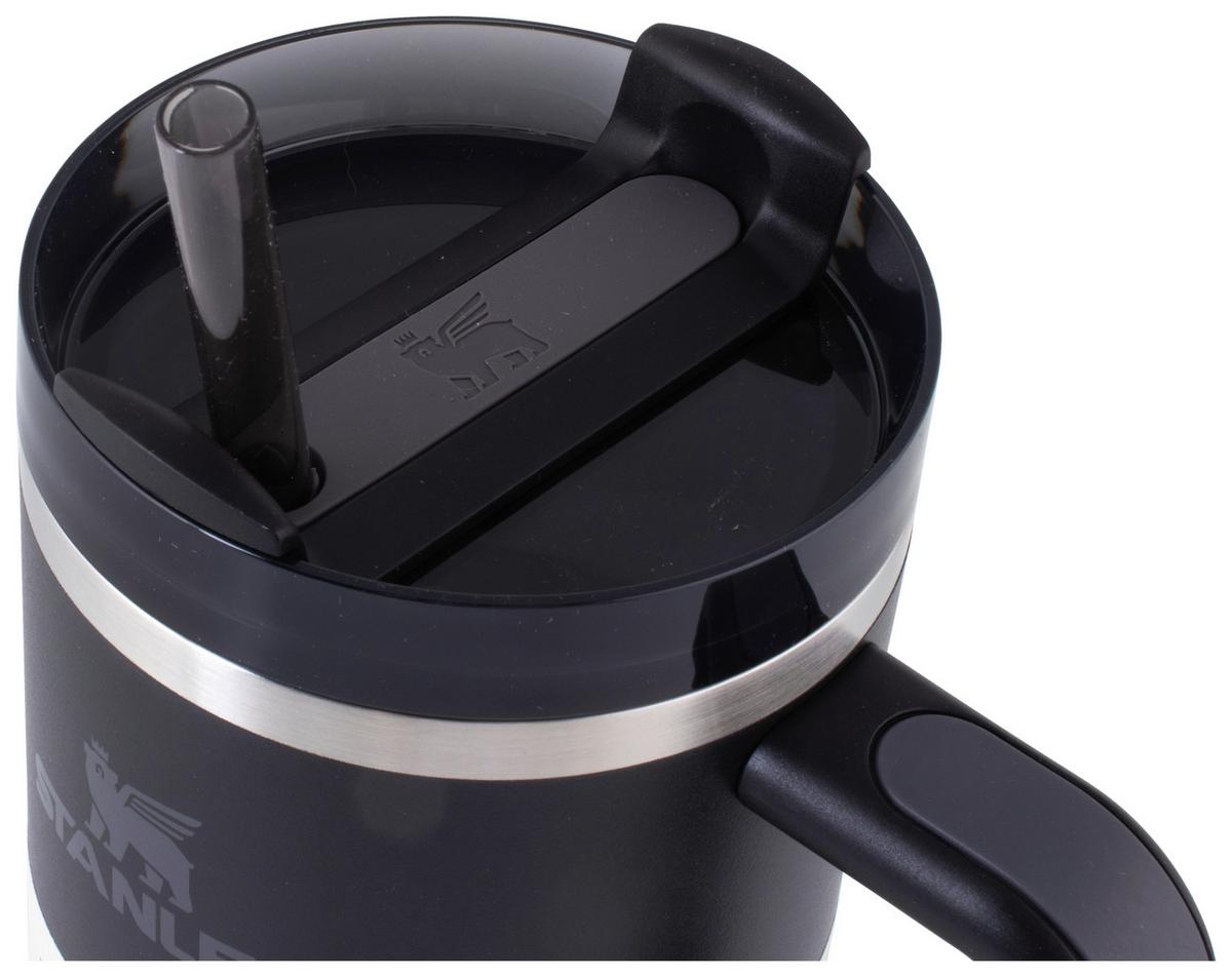 Thermobecher Stanley Cup Quencher Schwarz ca. 1,18l - Schwarz, MODERN, Metall (10/14,8/31,8cm)