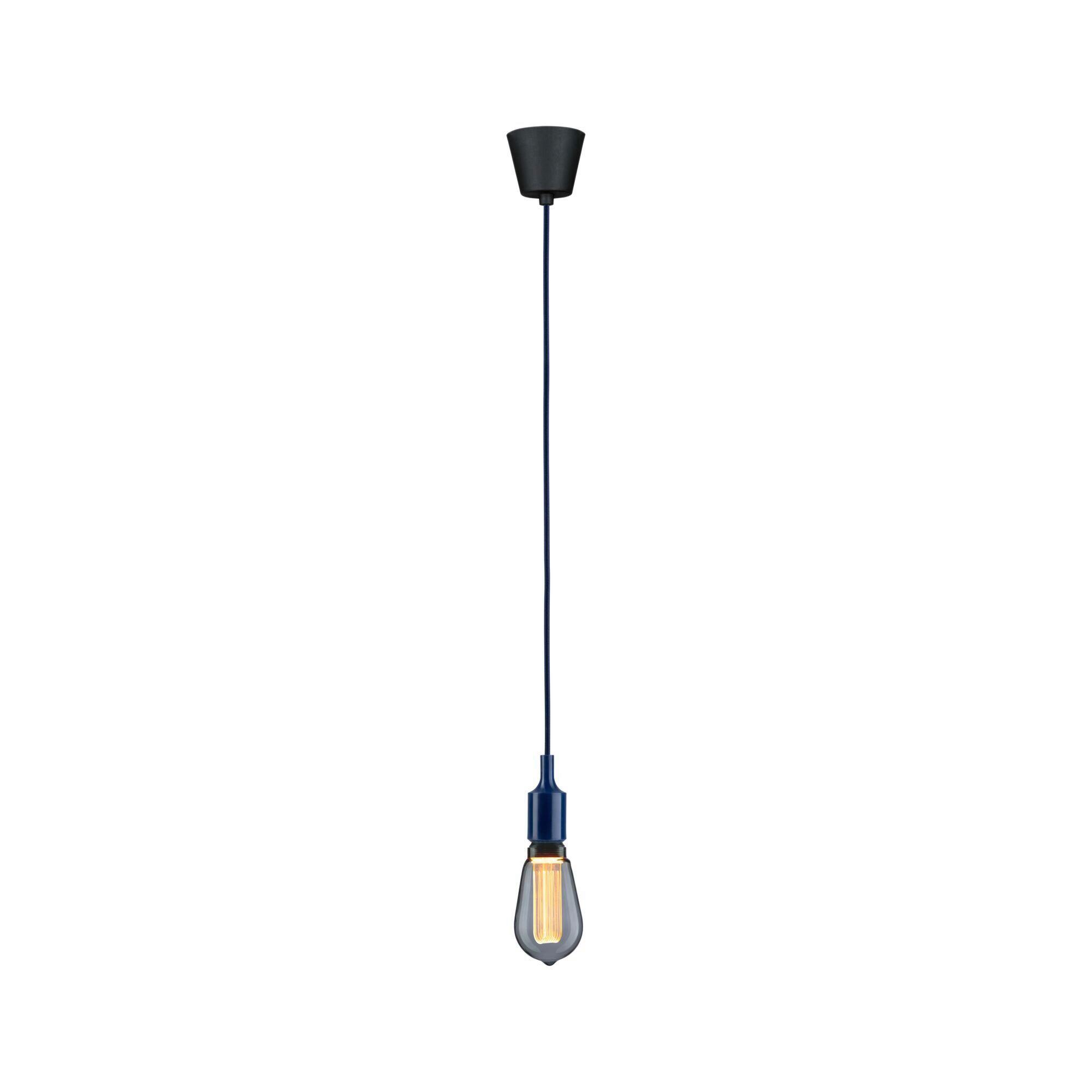 Hängeleuchte Ketil Schwarz/Dunkelblau max. 60 W - Basics (9,0/215cm) - Paulmann