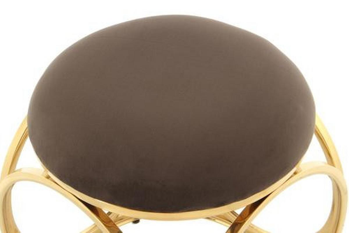Ülőke Whitney 325 - aranyszínű/taupe, Design, textil/fém (40/49/40cm) - Kayoom