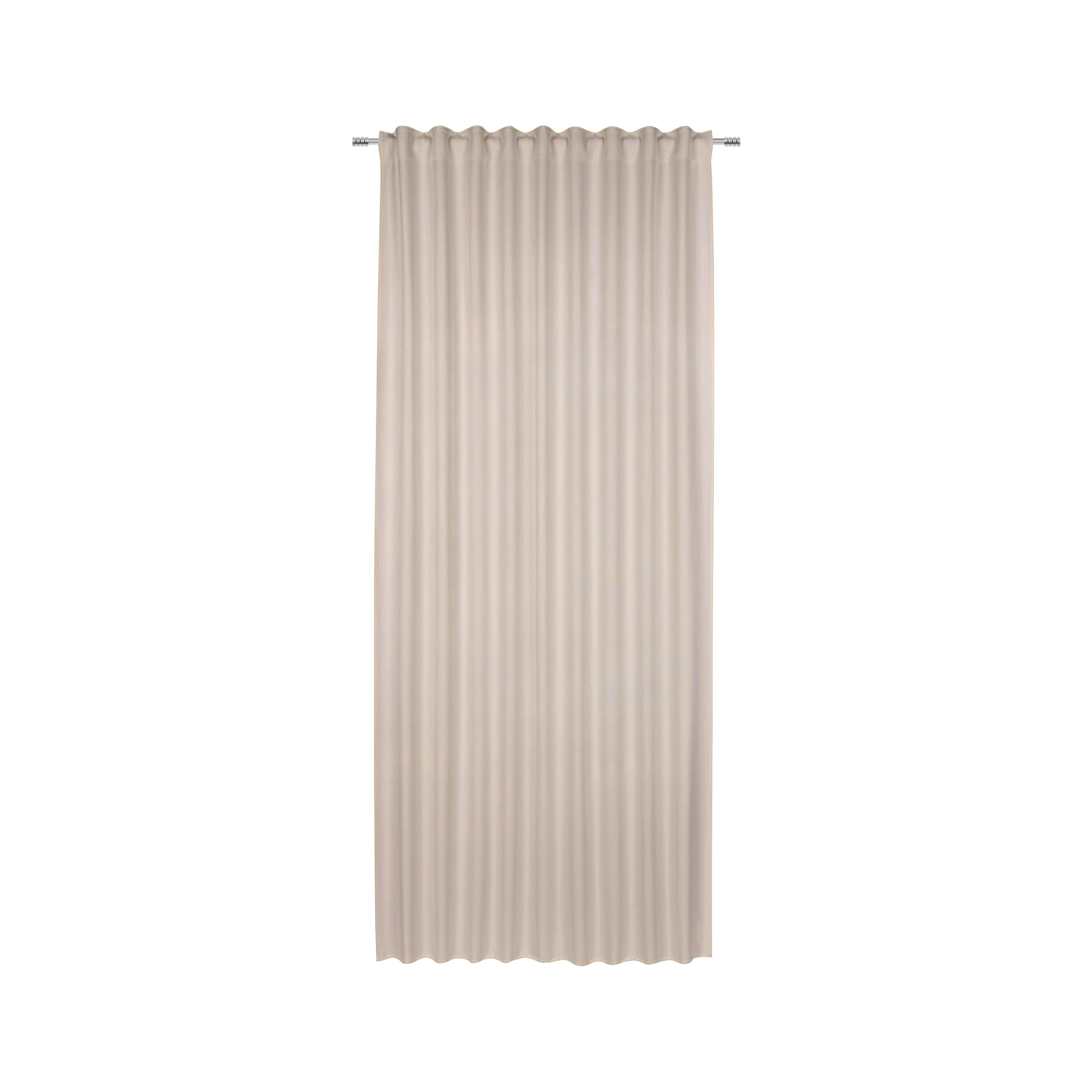 Fertigvorhang Ulrich ca. 135x245cm - Sandfarben, Textil (135/245cm) - Modern Living