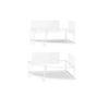 DUSCHHYLLA CUBIKO -SB- - vit, Modern, metall (23/23/6,5cm) - Mömax