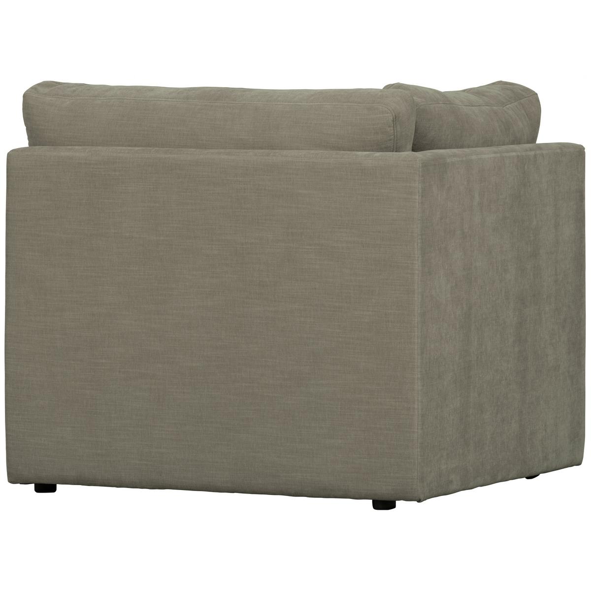 Sofaelement Family Grau B: 96cm - Schwarz/Grau, Design, Kunststoff/Textil (96/85/96cm) - Livetastic