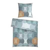 POŚCIEL NEUVAC - petrol/żółty, tkanina (135/200cm) - Novel