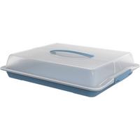 POJEMNIK PARTY BUTLER 1748306161 - niebieski/przezroczysty, Basics, tworzywo sztuczne (47,5/39/9,8cm) - Rotho