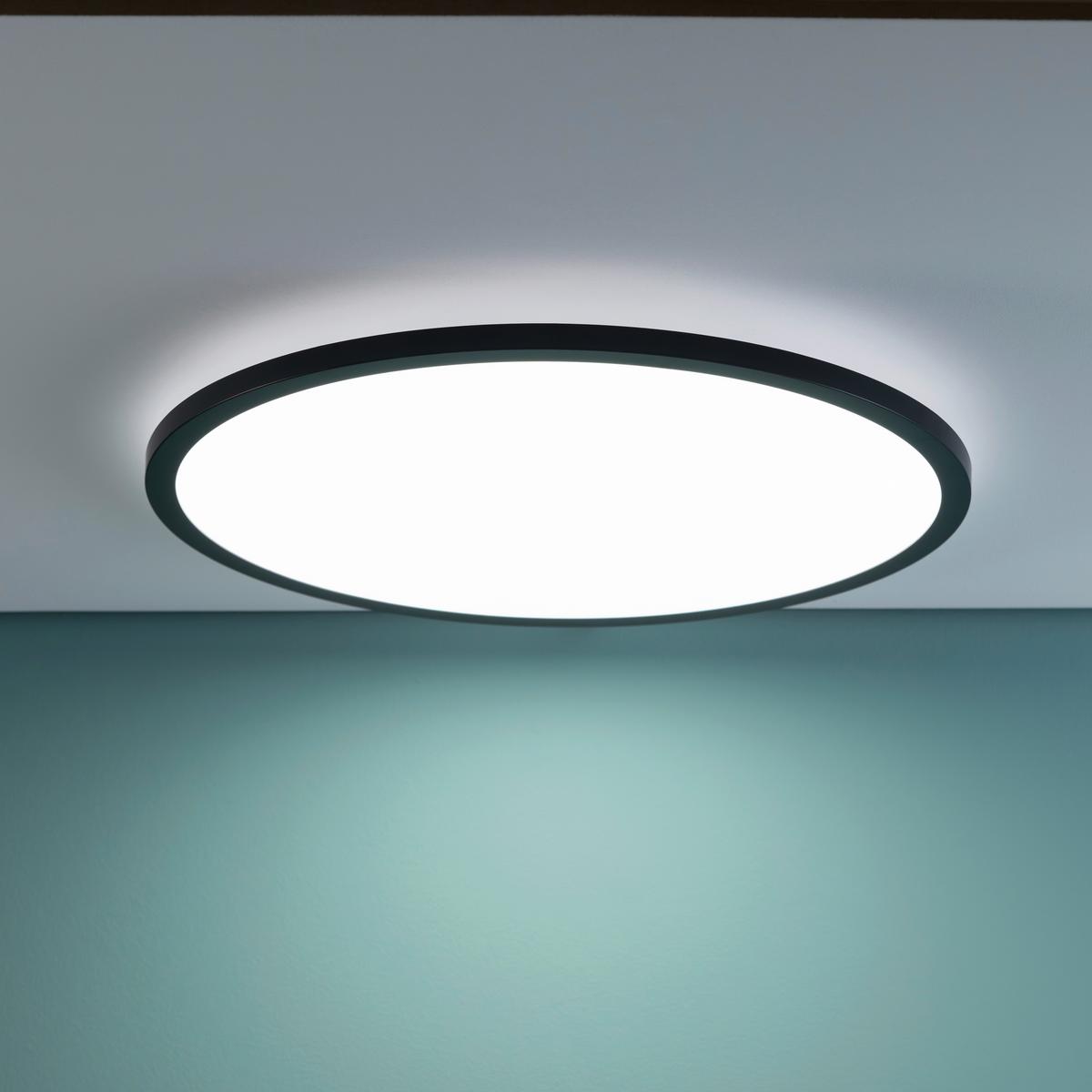 LED-Paneel Tuco Schwarz/Weiß max. 33 Watt - Schwarz/Weiß, Basics, Kunststoff (50/3cm) - Brilliant