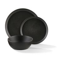 Étkészlet Michael - fekete, Lifestyle, kerámia - Mömax
