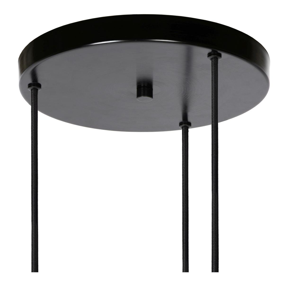 LAMPA WISZĄCA 74404/13/65 ORLANDO - jasnoszary, Design, szkło (32/32/172cm) - Lucide