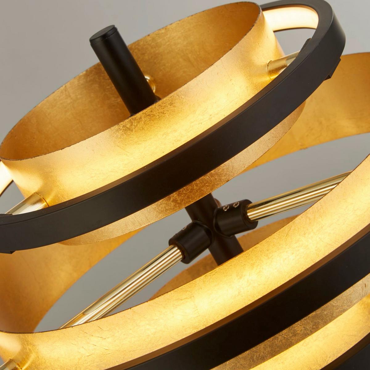 LED Asztali Lámpa Eu6357bg - fekete, Basics, fém (32/43.5cm)