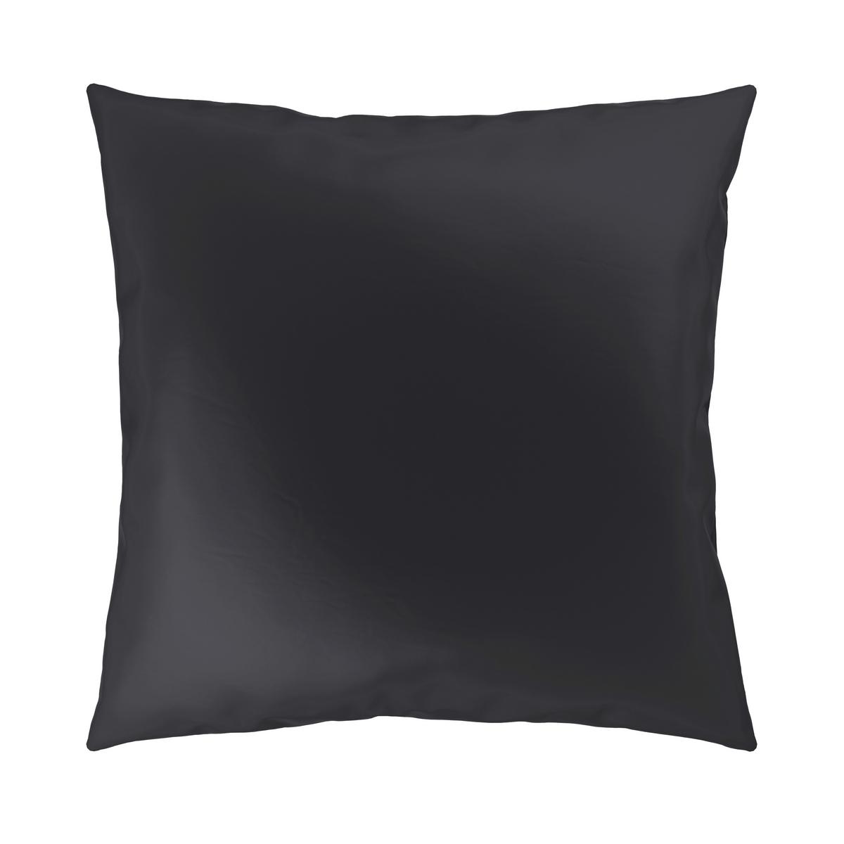 Bettwäsche Xenia Uni XL Schwarz ca. 155x220cm - Schwarz, MODERN, Textil (155/220cm) - Premium Living