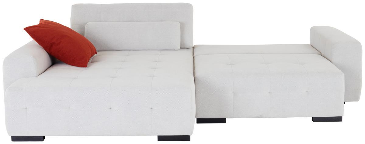 Kutna Garnitura Chance - bež/crvena, Moderno, drvni materijal/tekstil (201/301cm) - Modern Living