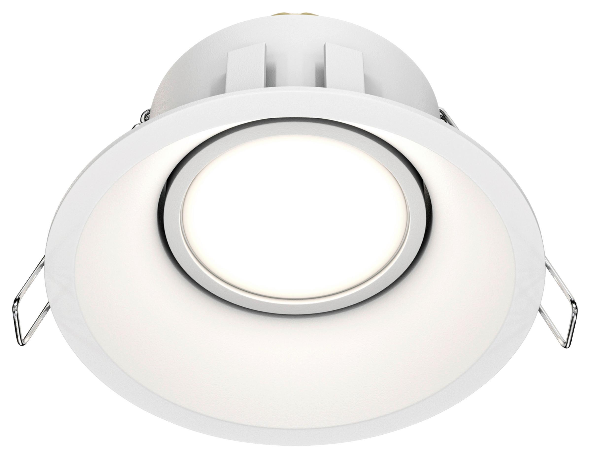 Strahler Dot Weiß max. 50 Watt - Weiß, Basics, Metall (9,3/4,5/9,3cm) - MAYTONI