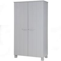 Garderobenschrank Dennis Grau - Grau, Design, Holz (111/202/55cm) - Livetastic
