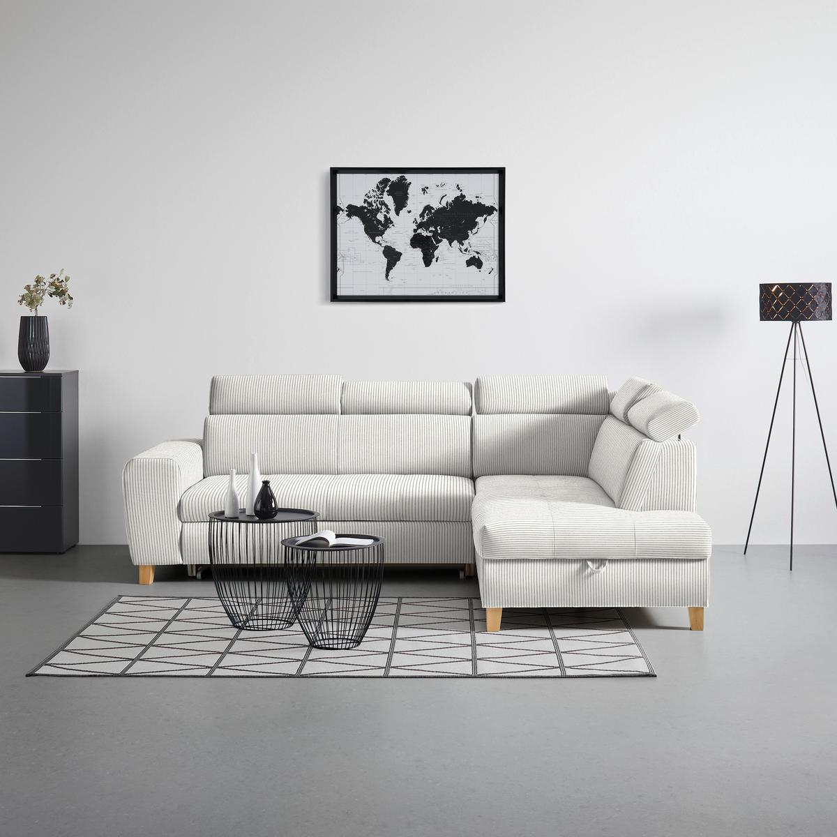 Coltar LUGO - bej, Modern, plastic/lemn (266/98/205cm) - Mömax