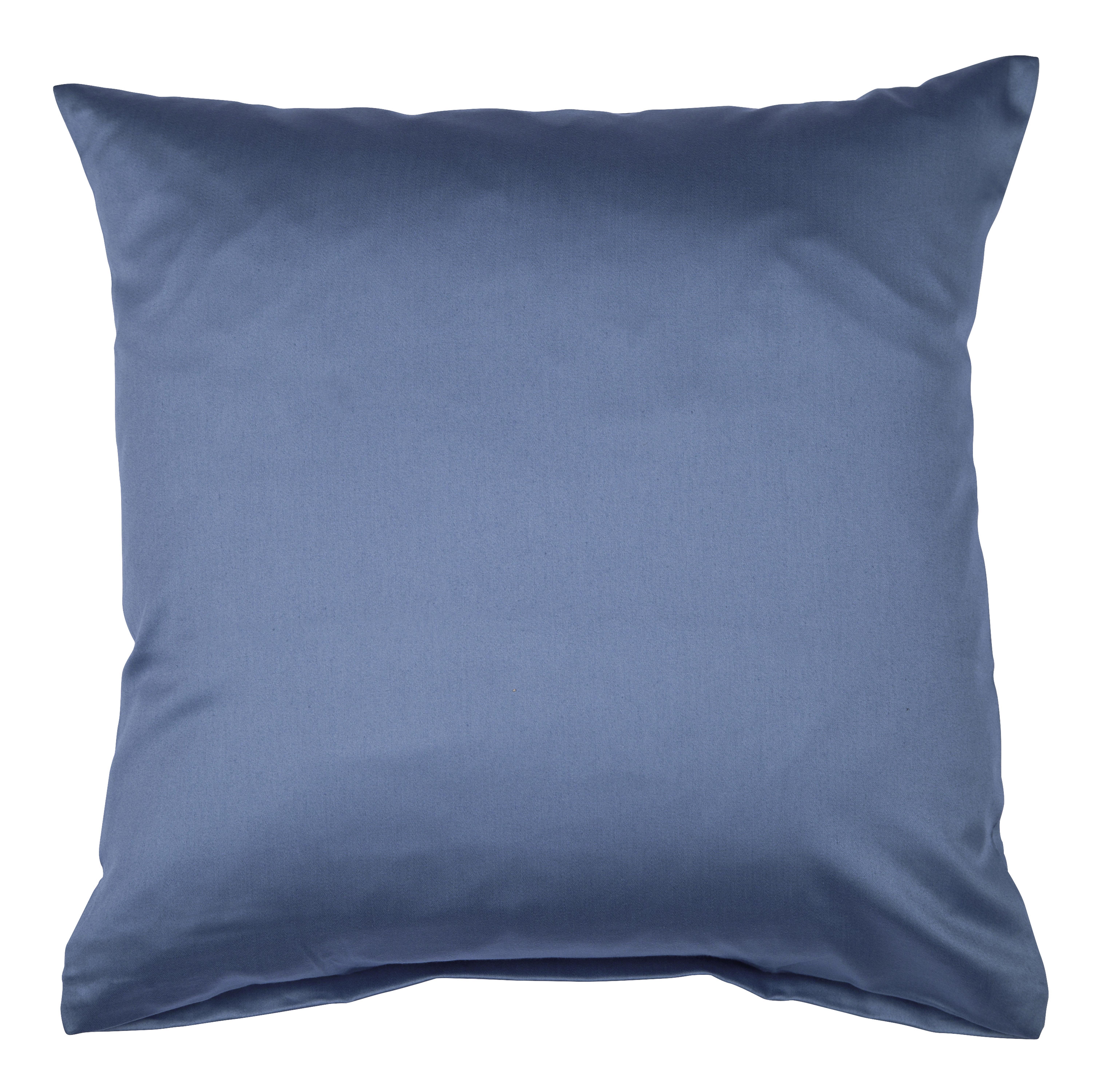 POSZWA NA PODUSZKĘ GIACOMO - niebieski, Basics, tkanina (80/80cm) - Janine