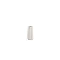 Dekovase Ruffle Weiß - Weiß, Basics, Keramik (11/11/23,5cm)