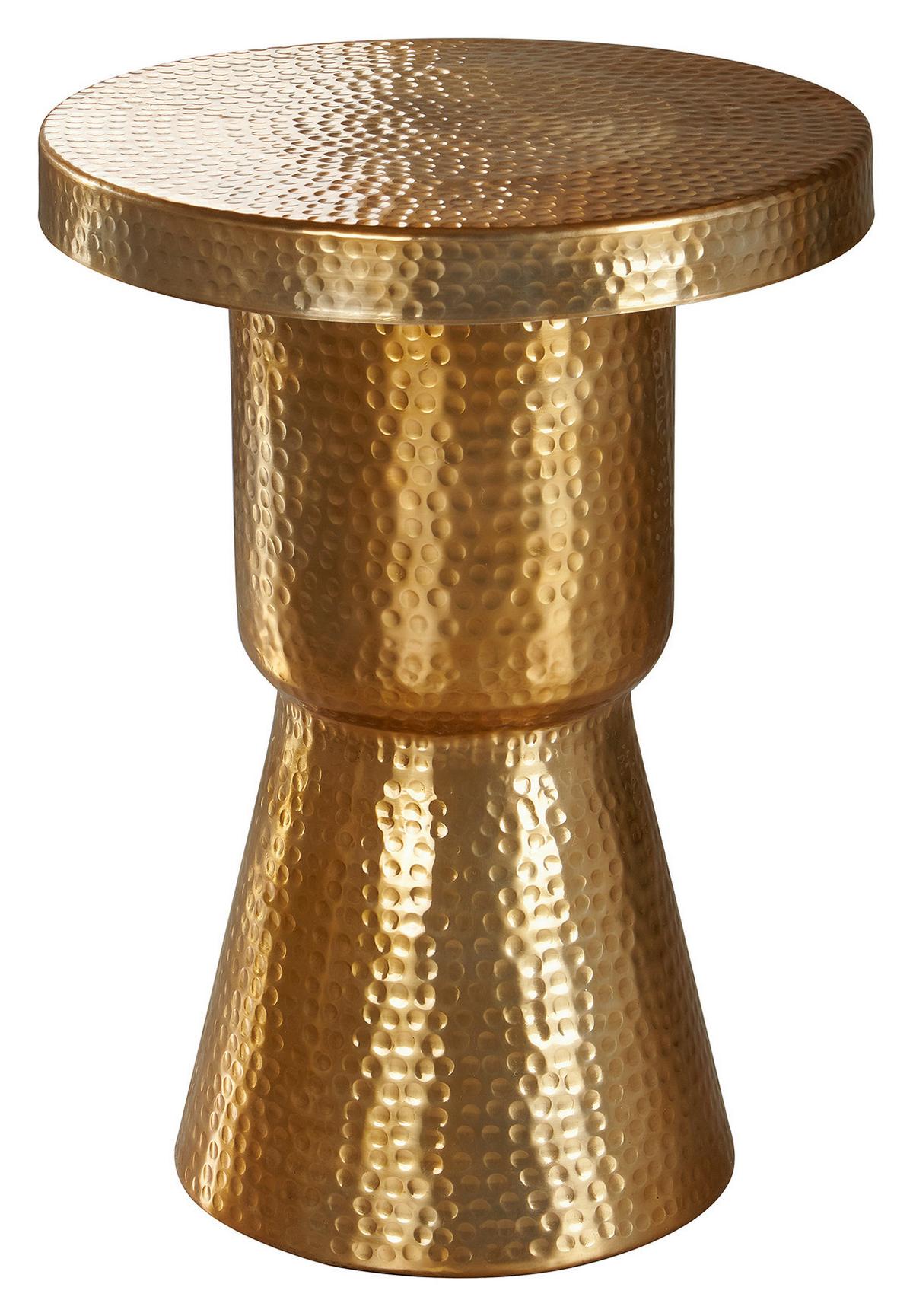 Mizica Delyla - zlate barve, Trendi, kovina (43/43/59cm) - MID.YOU