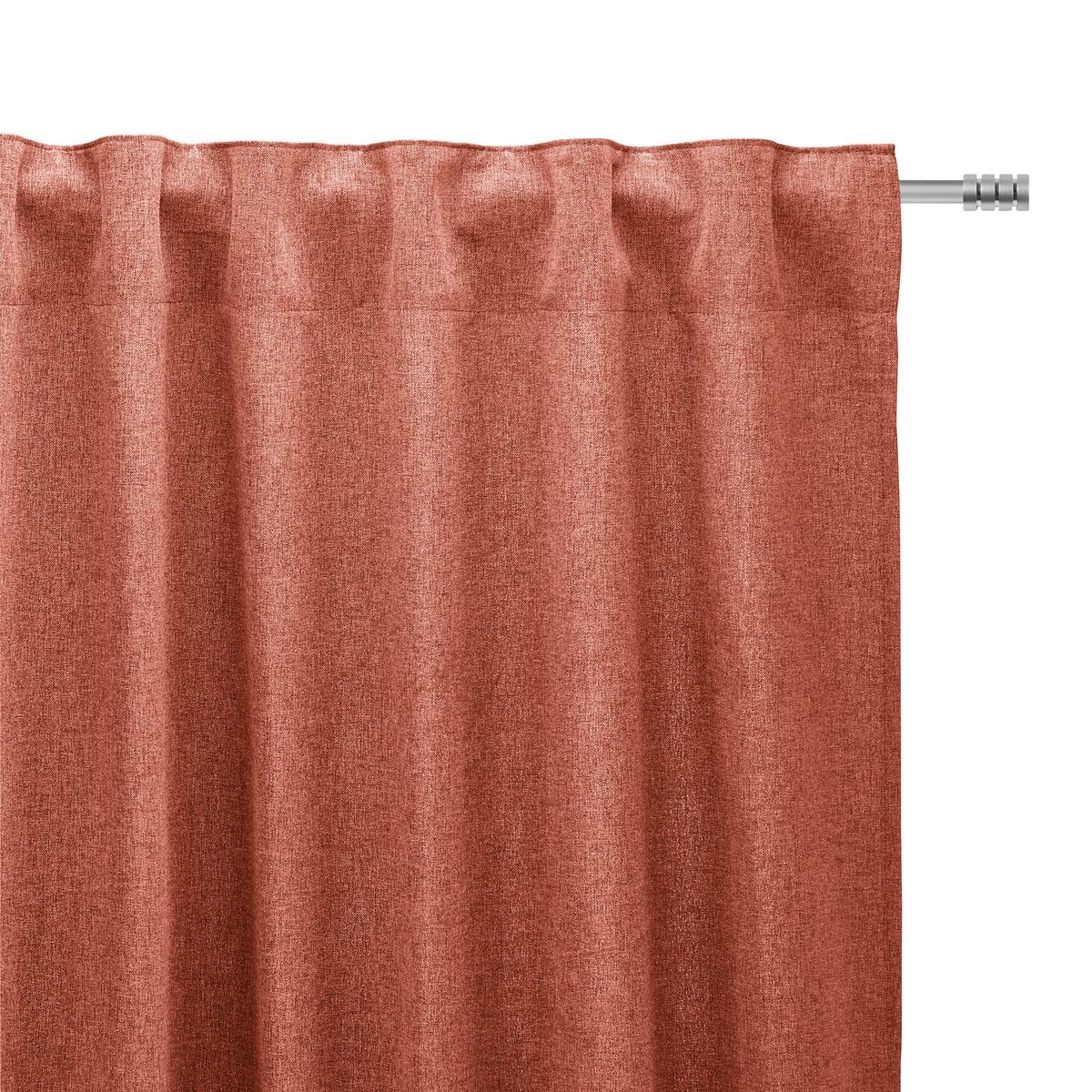 KONČANA ZAVESA ULRICH - opečnato rjava, tekstil (135/245cm) - Modern Living