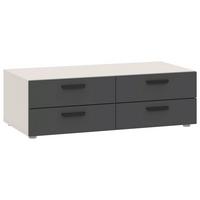 Predalnik Basic Two, Kašmir, Antracit - kašmir/antracit, Konvencionalno, leseni material (110,7/35/51,9cm)