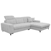 Kutna Garnitura Santorini - siva/crna, Moderno, tekstil (291/87/193cm) - Premium Living