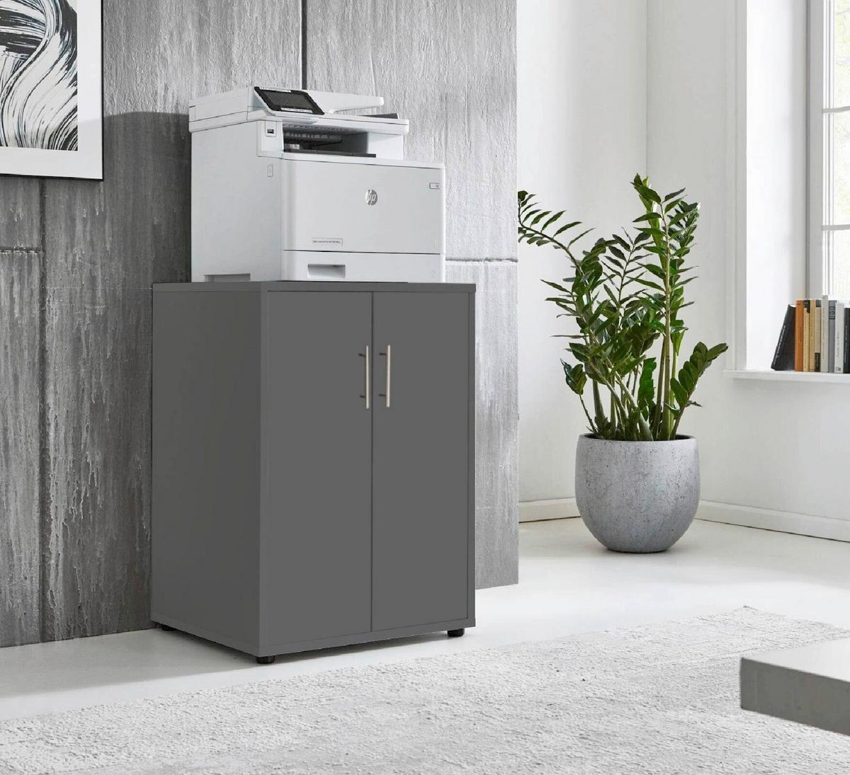 AKTENSCHRANK OFFICE EDITION - Anthrazit, LIFESTYLE, Holzwerkstoff (54/74/50cm) - MID.YOU