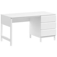 Jugendschreibtisch Eva Weiß - Weiß, MODERN, Holz/Holzwerkstoff (140/75/70cm) - Vipack