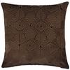 Kissenhüllen Rania Dunkelbraun ca. 50x50cm - Dunkelbraun, Textil (50/50cm)