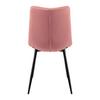 STOL SURI - svart/rosa, Modern, metall/trä (46/87/59cm) - Bessagi Home