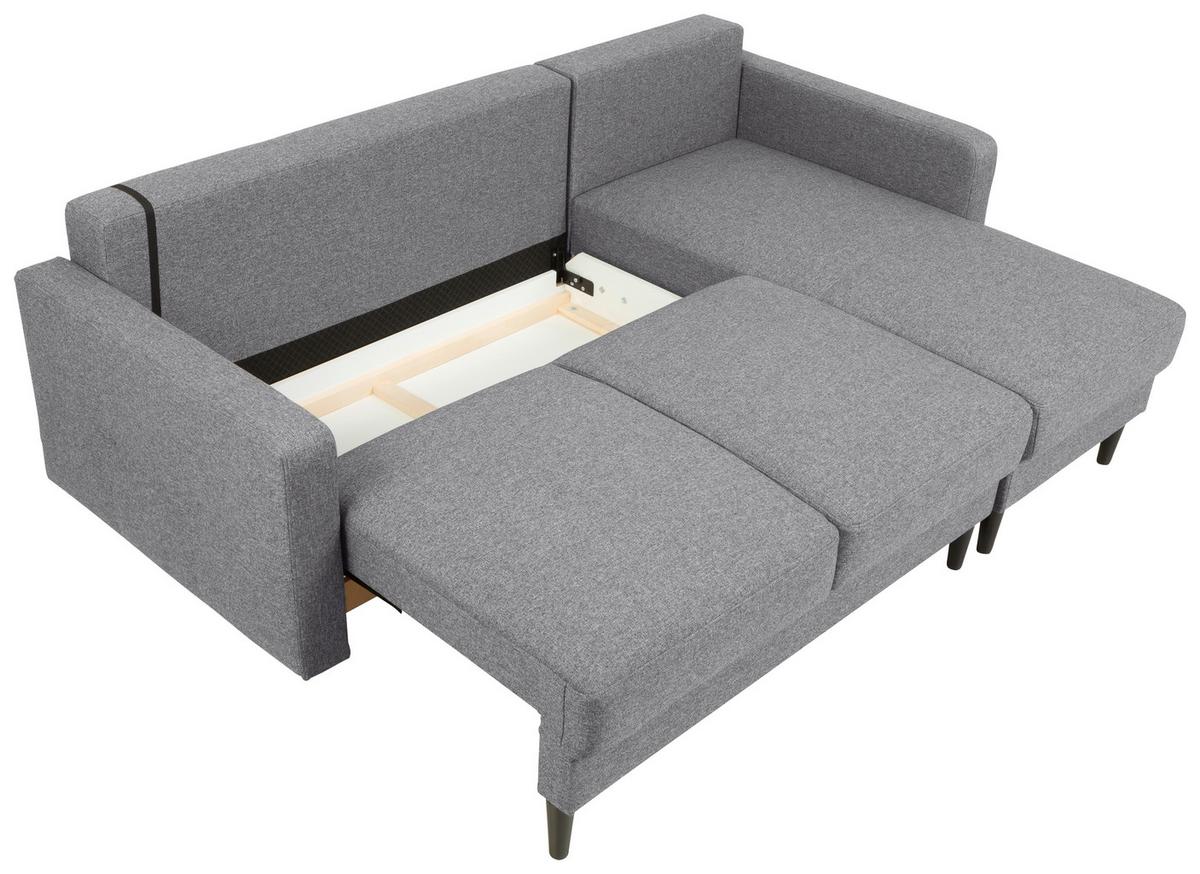 Coltar NORET - gri închis, Konventionell, textil (223/157cm) - Modern Living