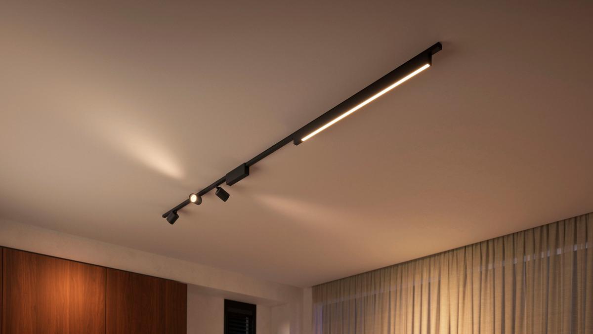 SYSTEM SZYNOWY 40780000 PERIFO PHILIPS - czarny, Design, metal (12.8/2.6/271.5cm) - Philips HUE