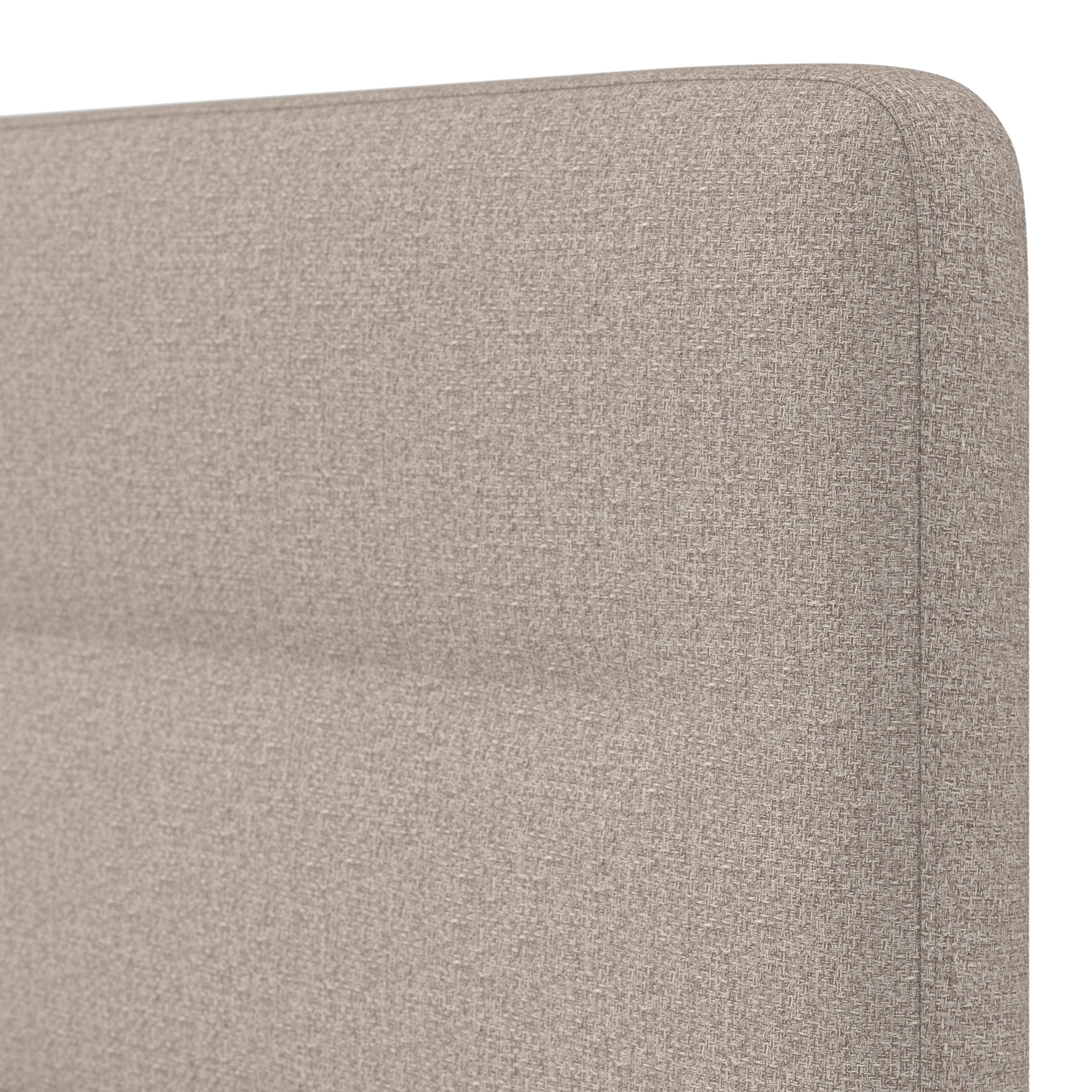 BOXSÄNG MARCO - svart/taupe, Modern, trä/textil (180/200cm) - Bessagi Home