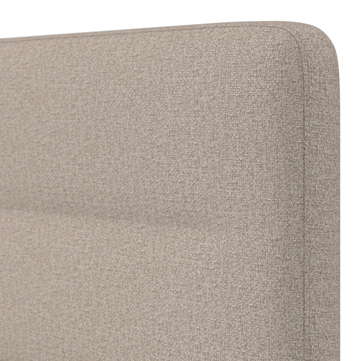 Boxbett Marco ca. 180x200 cm Taupe - Taupe/Schwarz, MODERN, Holz/Kunststoff (180/200cm) - Bessagi Home