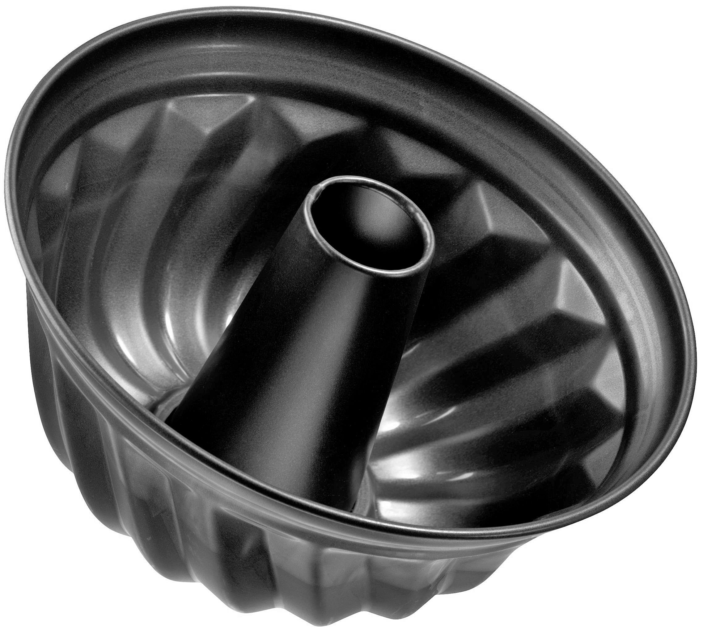 Gugelhupfform Bakery in Schwarz - Schwarz, KONVENTIONELL, Metall (23,5/22/11cm) - Zenker