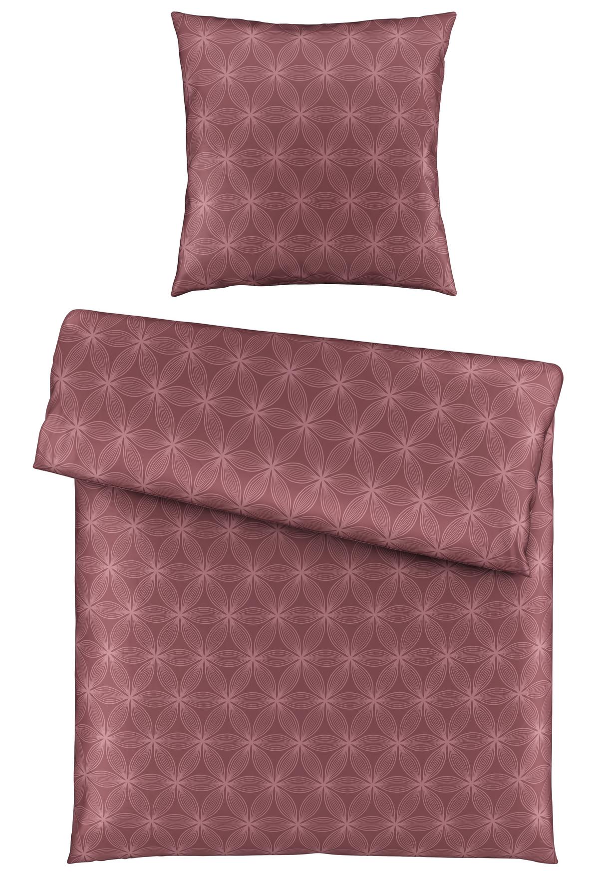 Bettwäsche Alex Design in Beere ca. 135x200cm - Beere, MODERN, Textil (135/200cm) - Premium Living