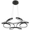 LED-HÄNGLAMPA CRONO -AKT- - svart, Romantik / Lanthus, metall/plast (70/70/120cm) - Premium Living