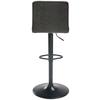 BARPALL BEN - svart, Modern, metall/trä (42/95-115/52cm) - Mömax