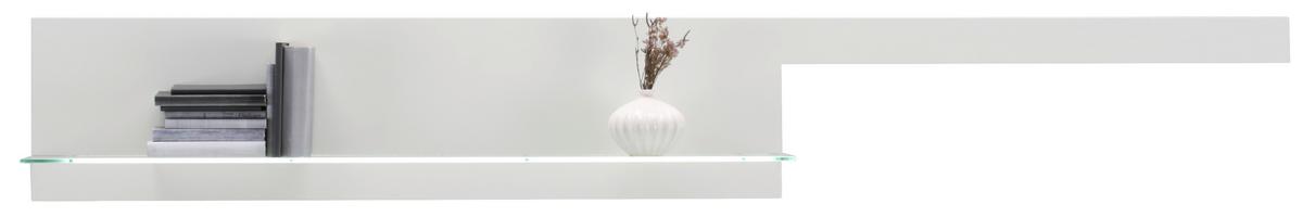 Wandboard in Weiß - Weiß, MODERN, Holzwerkstoff (246/35/20cm) - Premium Living