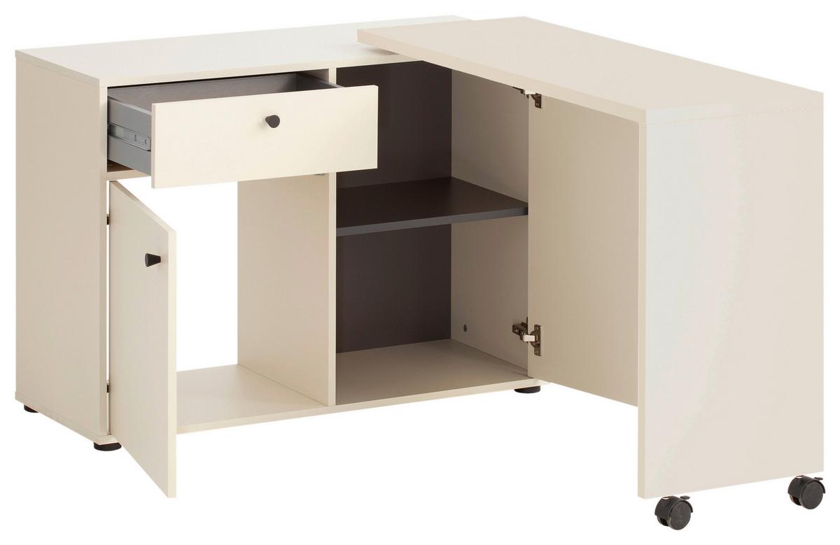 Pisalna Miza Lovund, Bež - bež, Design, leseni material (104,6/39/75,3cm) - MID.YOU