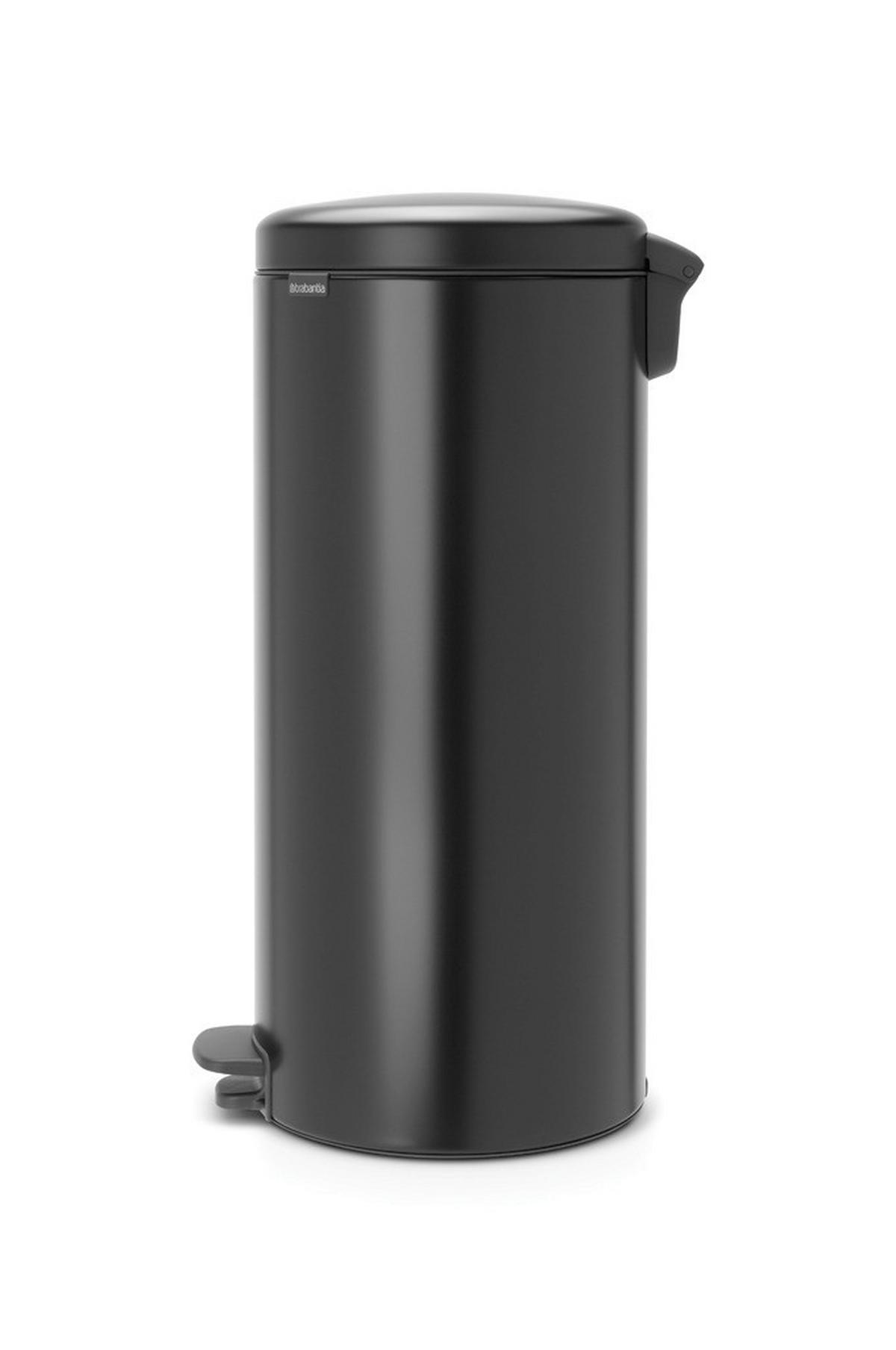 KOSZ NA ODPADY 114540 - czarny, Basics, tworzywo sztuczne/metal (29,3/67,9/38cm) - Brabantia