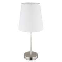 TISCHLEUCHTE 50100101 JORIS - Weiss/Schwarz, Konventionell, Kunststoff/Textil (20/45cm) - Globo