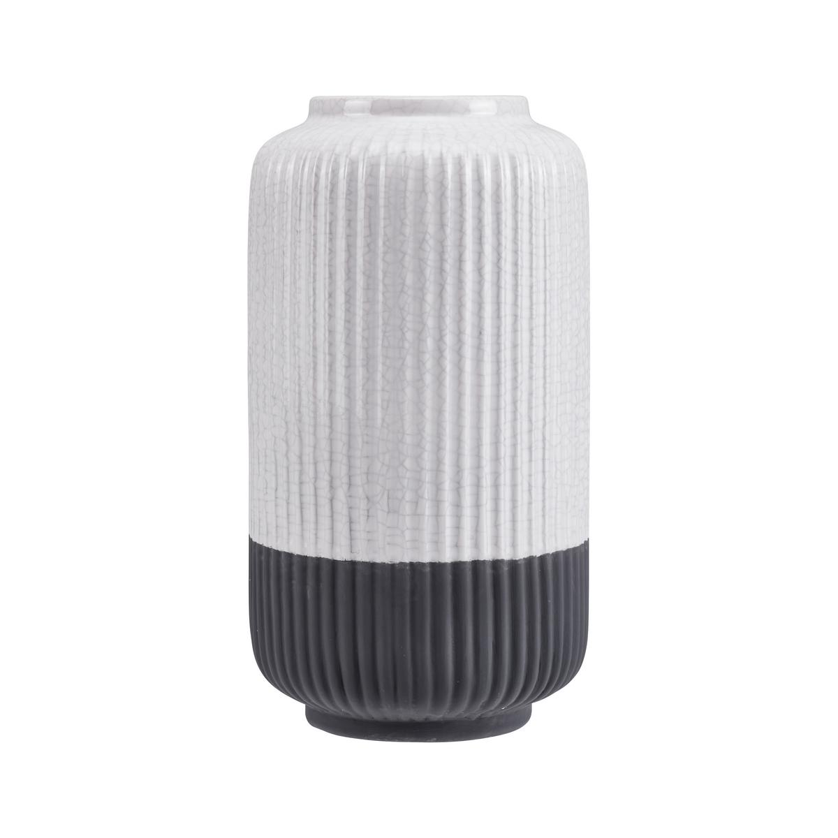 Vaza Rezzo - siva/bela, Moderno, keramika (10,8/20cm) - Bessagi Home