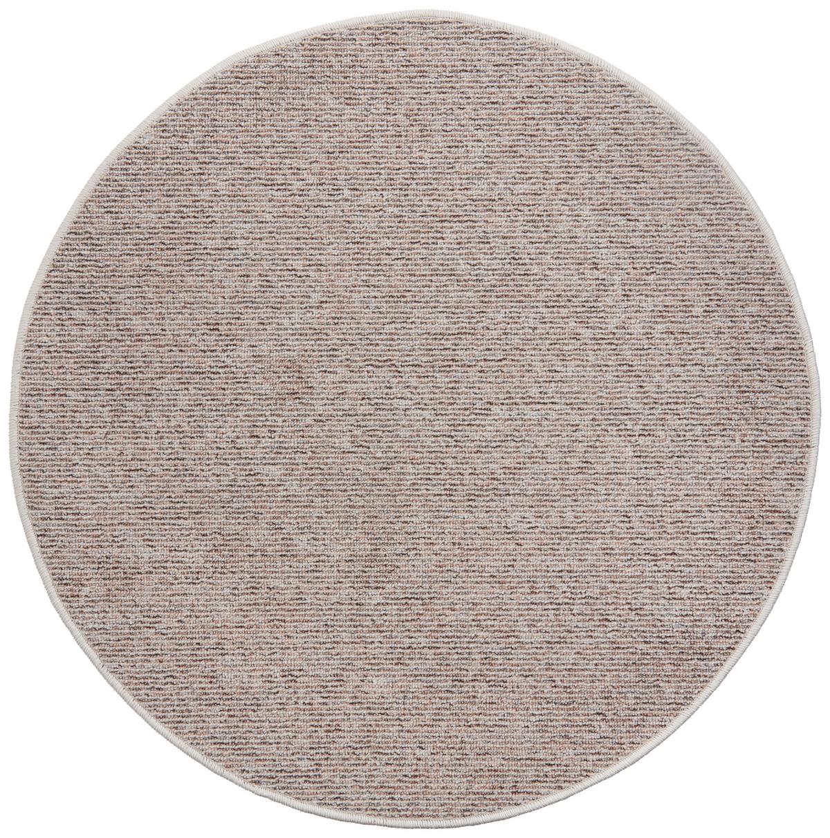 tapis tissé à plat in Beige Ø ca. 80cm - beige, Konventionell, textile (80cm) - Modern Living