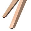 STOL MED ARMSTÖD ALJA - mörkgrå/bokfärgad, Modern, metall/trä (66/89/62cm) - Bessagi Home