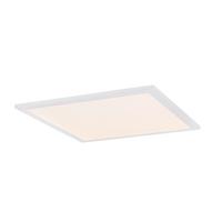 LED-Deckenleuchte Rosi Opal/Weiß max. 30 Watt - Opal/Weiß, Basics, Kunststoff/Metall (45/45/5cm) - Globo