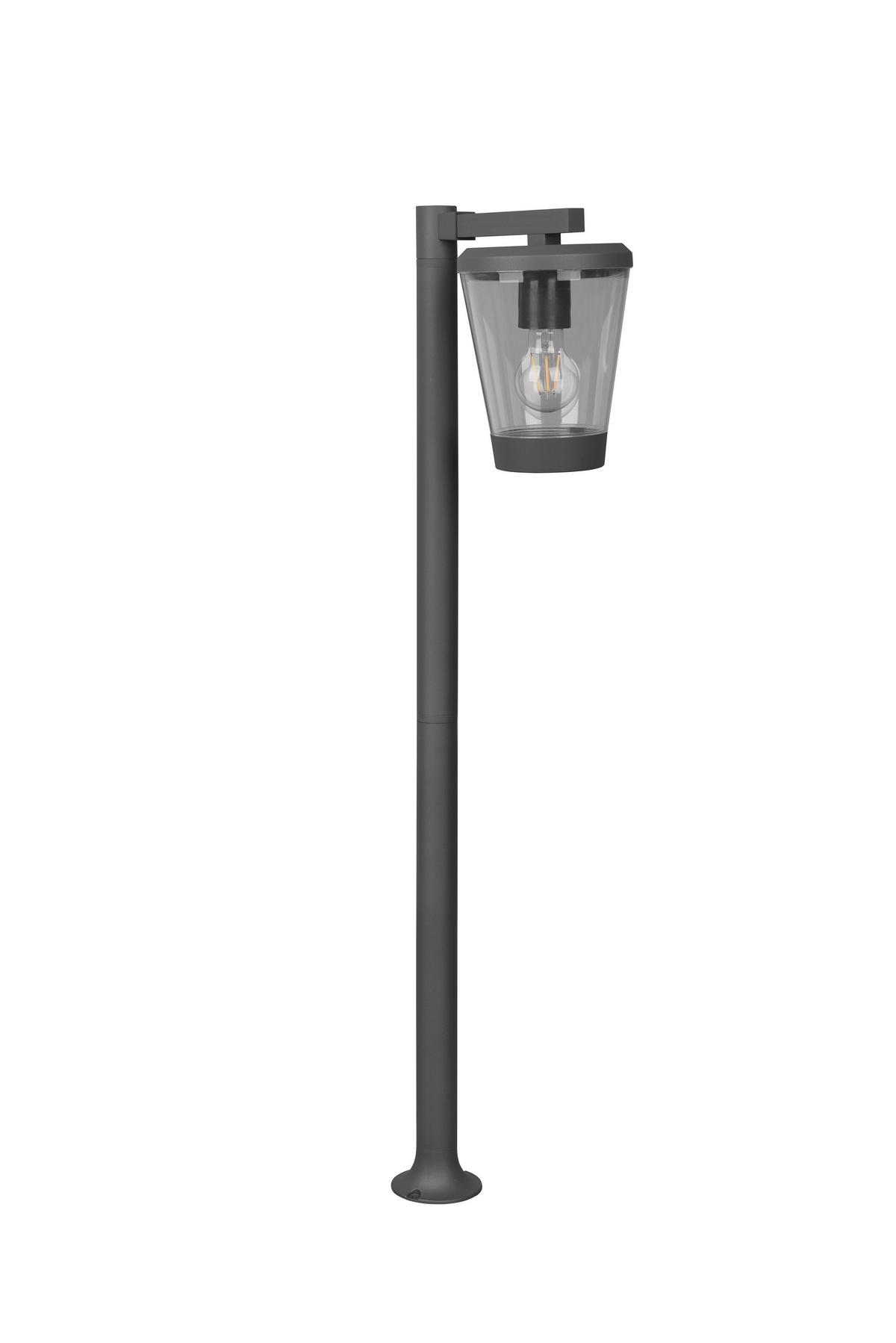 Außenstehleuchte Cavado in Anthrazit max. 40 Watt - Anthrazit, Basics, Kunststoff/Metall (16/100/27cm) - Trio Leuchten