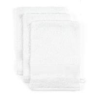 Waschlappen Silke Weiß ca. 15x21cm 3er Set - Weiß, Textil (15/21cm)