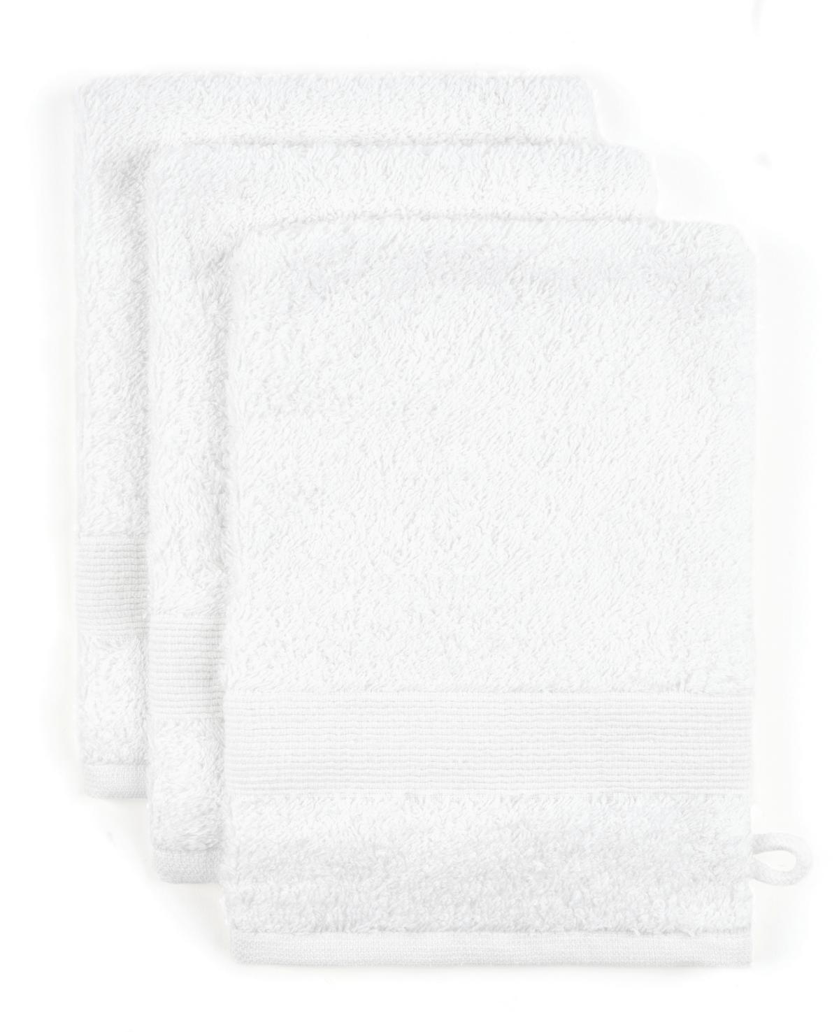 Waschlappen Silke Weiß ca. 15x21cm 3er Set - Weiß, Textil (15/21cm)