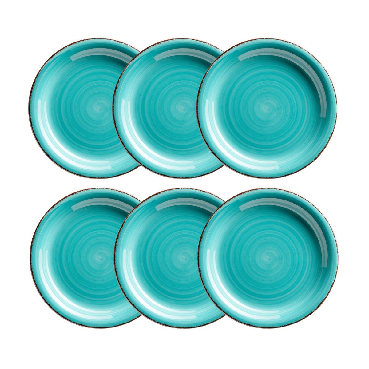 DESSERTTELLERSET 935337 LUMACA TELLERSET - Türkis, Basics, Keramik (19,5/2,5cm) - Mäser