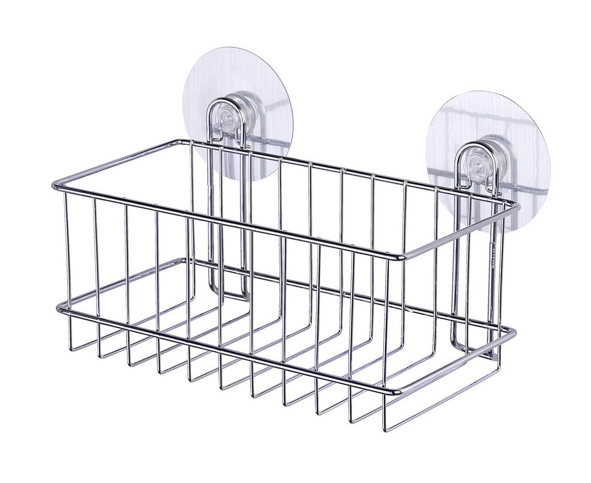 Duschregal aus Stahl - MODERN, Metall (26/16/14cm) - Mömax