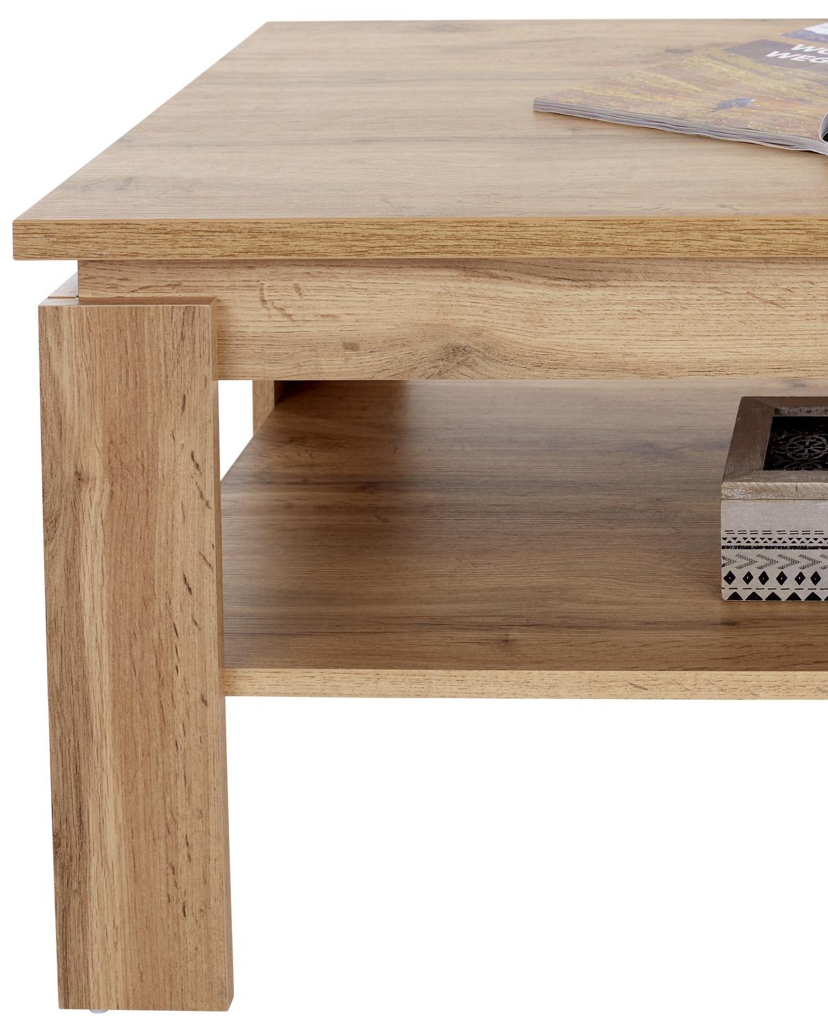 Măsuță de canapea Nizza 2 - stejar Wotan, Modern, material pe bază de lemn (100/45/60cm) - Modern Living