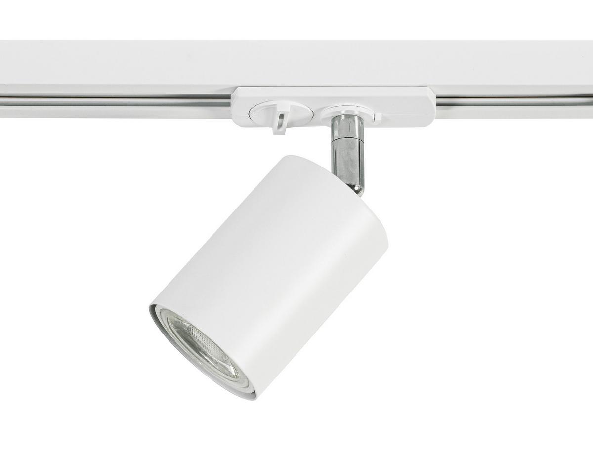 SYSTEM SZYNOWY BINE - biały/kolor chromowy, Trend, tworzywo sztuczne/metal (262cm) - Novel